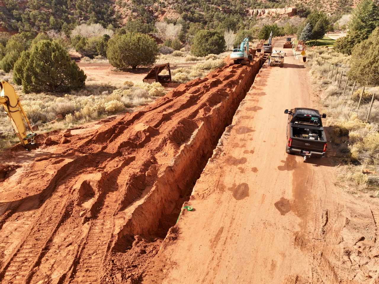Construction progress at the Maxwell Park expansion site