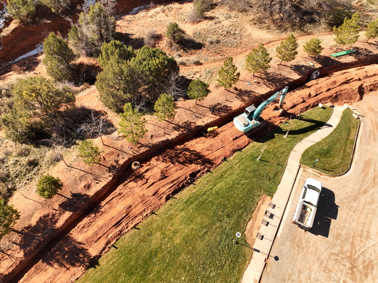 Construction development underway at Maxwell Park